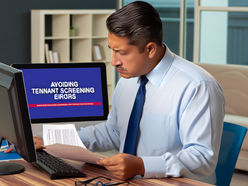 Common Tenant Screening Mistakes Property Managers Should Avoid