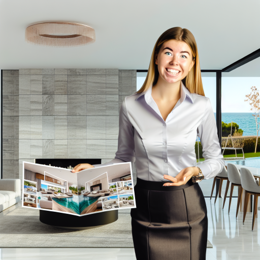 Illustration of Promoting Luxury Homes With Photos